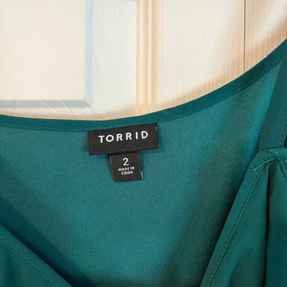 Torrid Teal Midi Dress - Picture 2 of 2